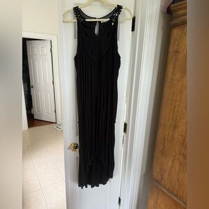 DR2 Black High Low Sleeveless Dress